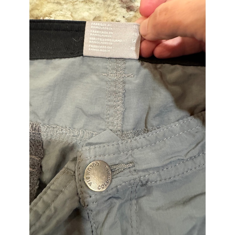 Columbia Silver Ridge Mens Grey Nylon Hiking Cargo Shorts Size 38 Regular Fit - Picture 10 of 14